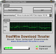 FrostWire Download Thruster screenshot